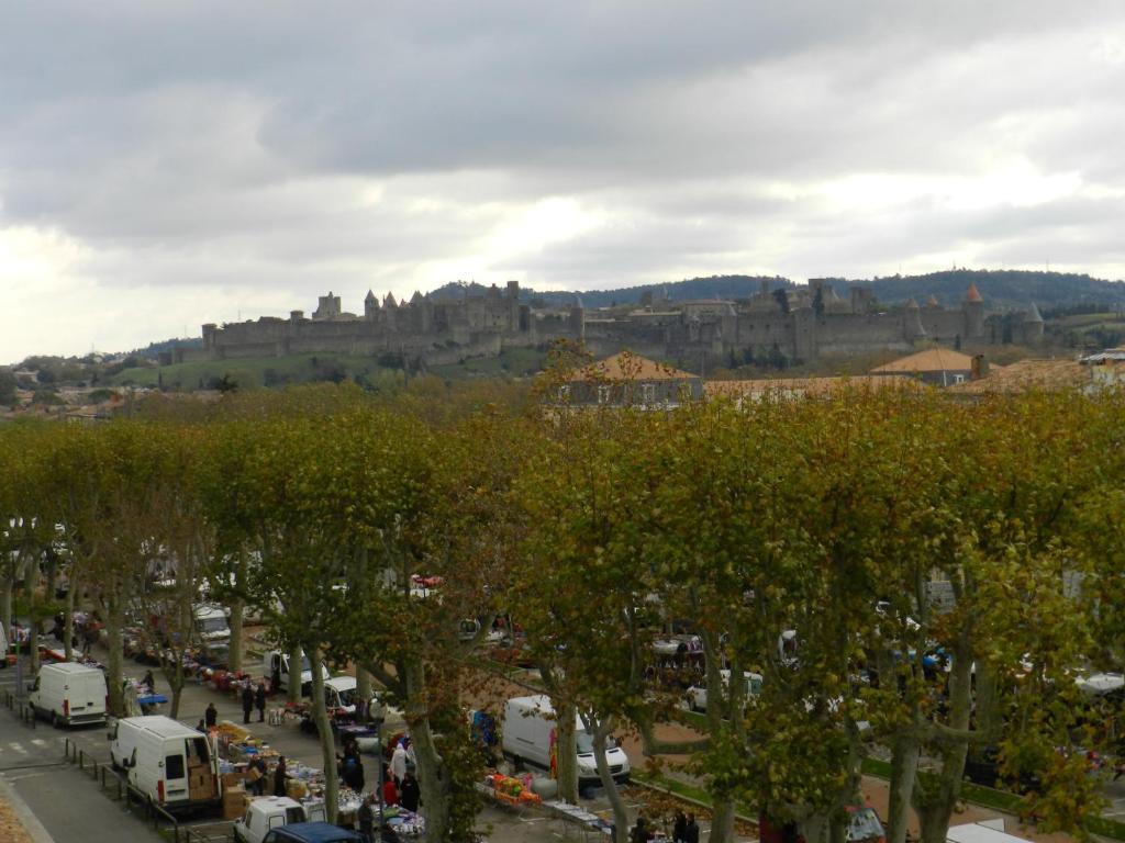 Appartement Le Saint Michel - Les Balcons De La Cite การ์กาซอน ภายนอก รูปภาพ